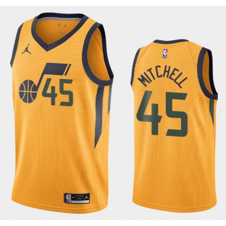 Herren NBA Utah Jazz Trikot Donovan Mitchell 45 Jordan Brand 2020-2021 Statement Edition Swingman
